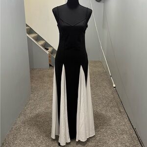 Black-n-Cream Gown